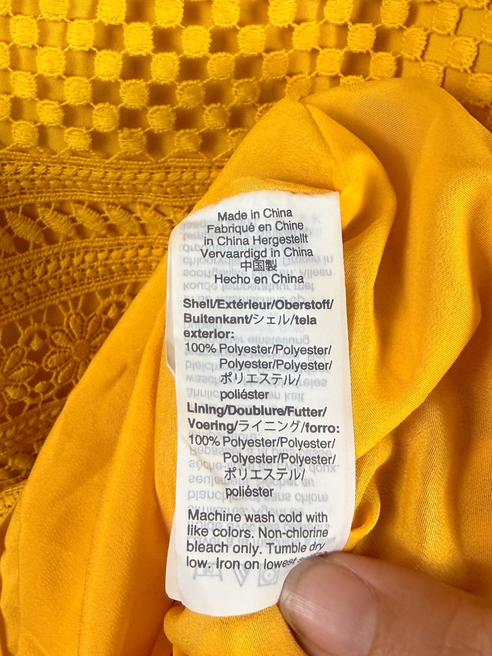 J. Crew Geometric Lace Sleeveless Midi Dress size 8 Canary Yellow - Picture 6 of 8